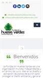 Mobile Screenshot of fundacionhuellasverdes.org