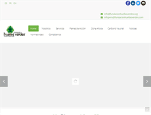 Tablet Screenshot of fundacionhuellasverdes.org